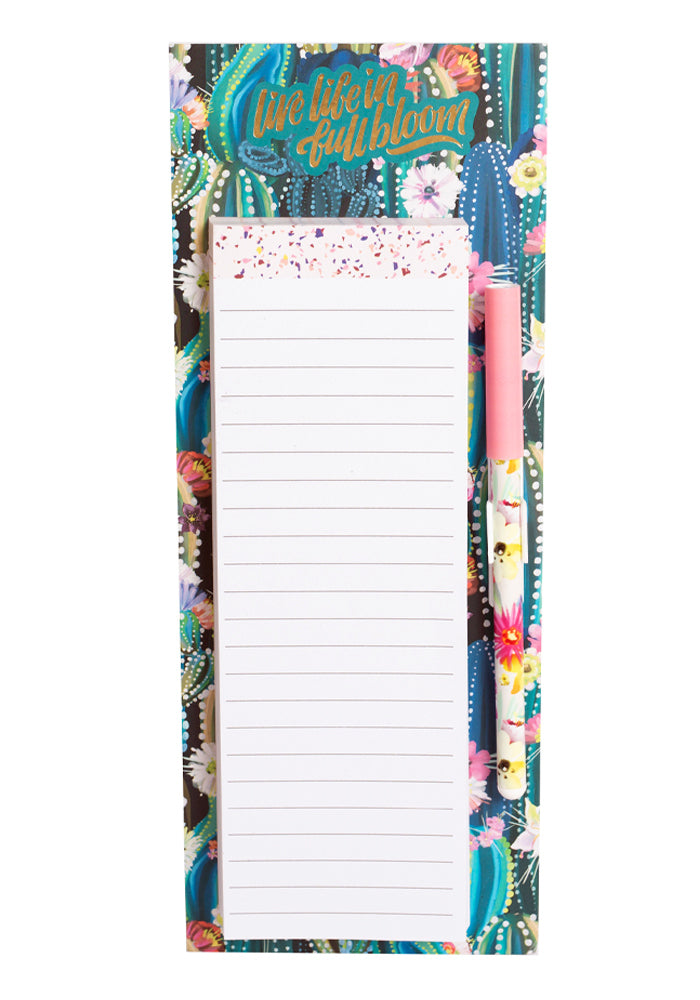 Cactus Garden Magnetic Shopping List