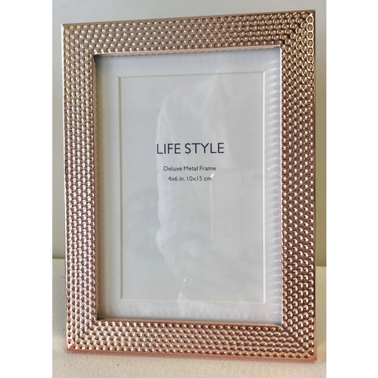 Rose Gold  Dot Frame 4 x 6